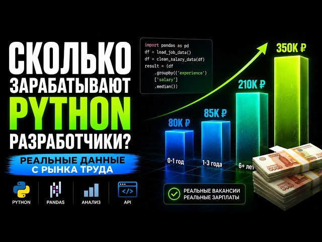 Сколько на самом деле зарабатывают Python-разработчики? Анализ реальных вакансий