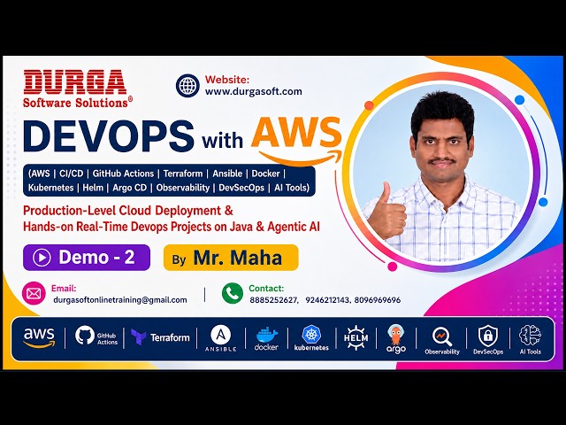 DEVOPS with AWS tutorials || Demo - 2 || by Mr. Maha On 18-08-2026 @6AM (IST)