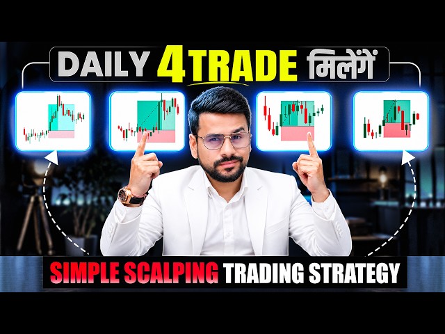 Simple Scalping Trading Strategy : 4 Trades in a Day | Trading For Beginners | Trading Strategies