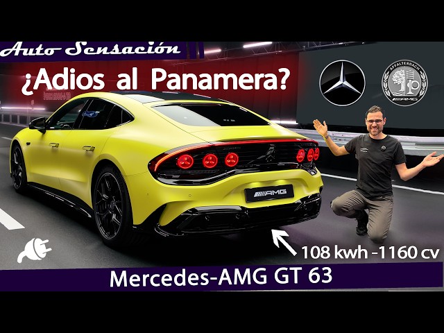 Presentación NUEVO Mercedes-AMG GT 63 2026: ¡1.160 CV, sonido V8 eléctrico y carga de 600 kW!
