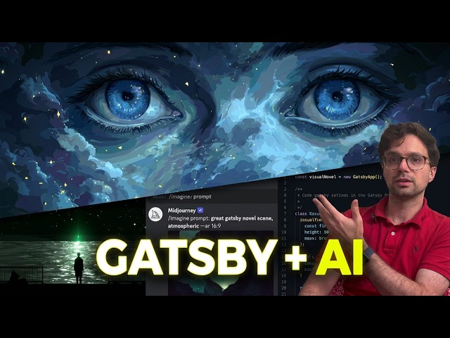 I Built a Great Gatsby Visual Novel App — What AI Actually Did