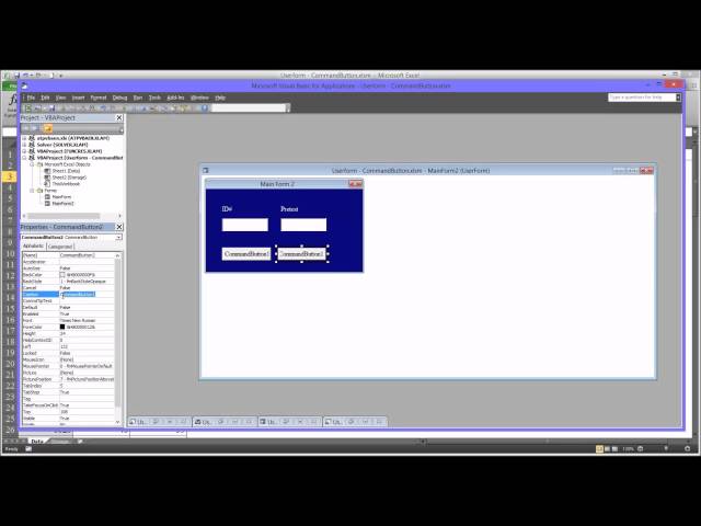 Configuring "Previous" and "Next" Command Buttons on a Microsoft Excel VBA UserForm