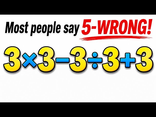Classic Math Challenge!