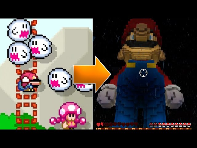 If I Die, I Switch To Minecraft... (Super Mario Maker 2/Minecraft)