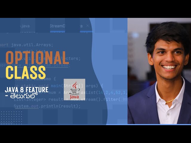 "Java 8 Optional Class Explained" #java8 #techbychandhu #programming #interview #java #youtube