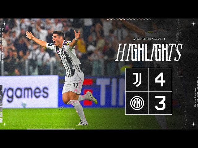 HIGHLIGHTS Serie A | Juventus 4-3 Inter | What a MATCH! The Derby of Italy is OURS!