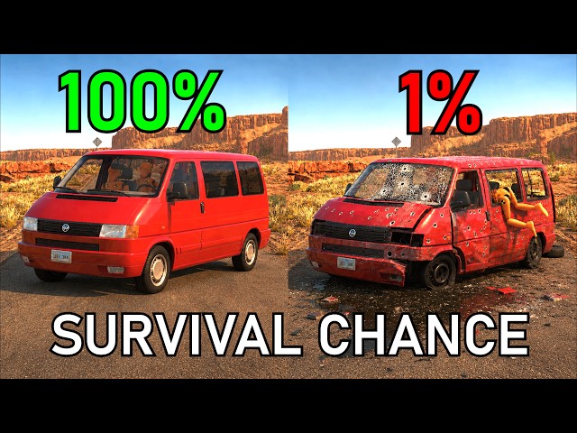 Best of Realistic Survival Chance Crashes #27 | BeamNG.drive