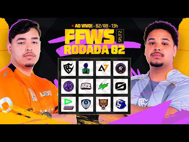 🔴 FREE FIRE AO VIVO: FFWS BRASIL SPLIT 2 | RODADA 2 🔥  | #FreeFire