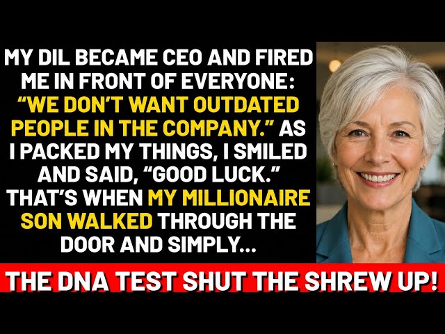 My daughter-in-law became CEO and fired me in front of everyone_ "We don't want outdated people in..
