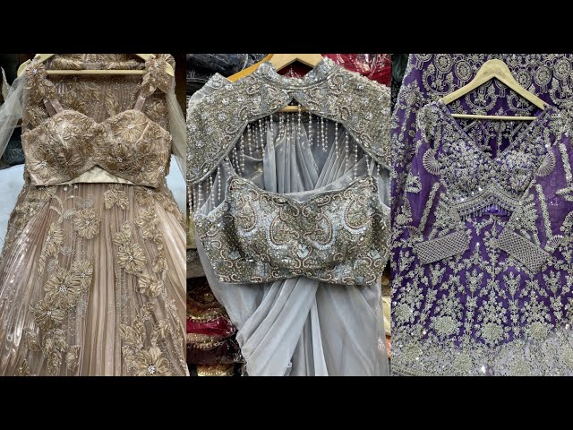 Charu Design💖😍आए हैं आज फिर से कुछ नया और सस्ता लेके🥰 NEW DESIGNER CROP TOP LEHENGA,INDO FUSION