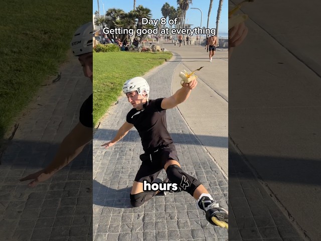Learning to roller skate in 1 day