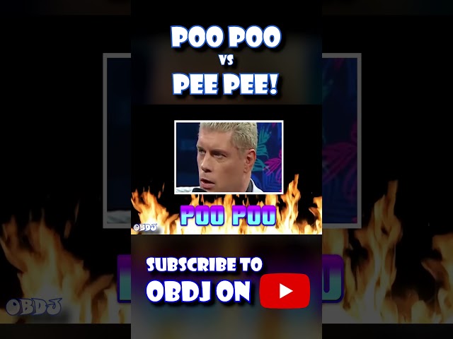 POO POO vs. PEE PEE! #shorts