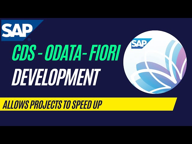 SAP Fiori for Beginners: Creating Your First App with CDS Views and OData