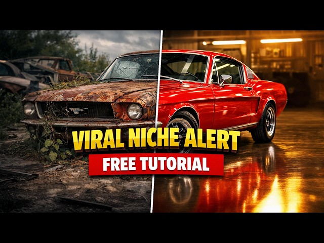 How to Make Viral ASMR Car Restoration Videos With AI (100% Free Tools)