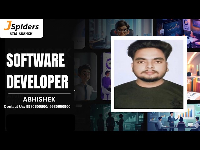 Congratulations to **ABHISHEK** on being placed as a **Software Developer**!