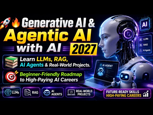 Generative AI & Agentic AI with AI 2027 – Complete Beginner Roadmap. | AI Jobs | Naresh IT