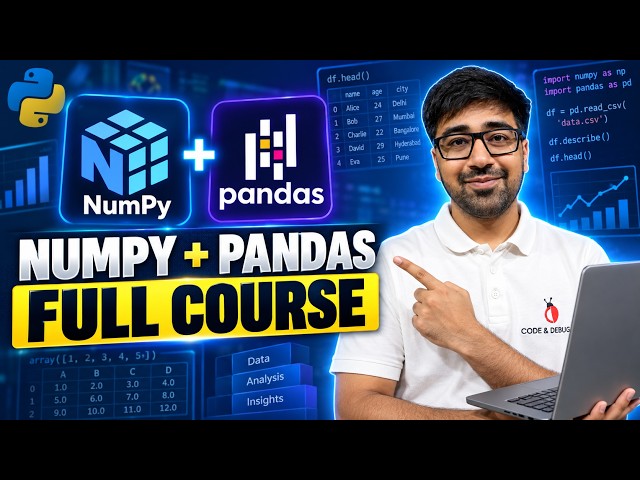 Pandas Full Course [FREE] | Python for Data Science