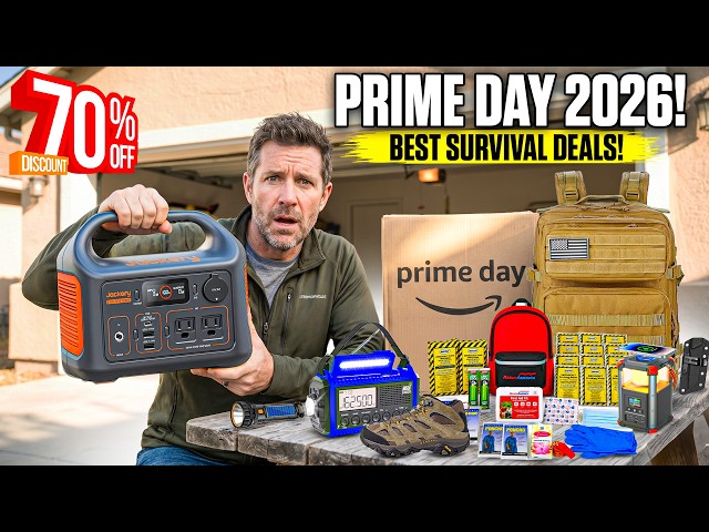 Top 50 Amazon Prime Day 2026 Prepper & Survival Deals 🤑 (Updated Hourly!!)