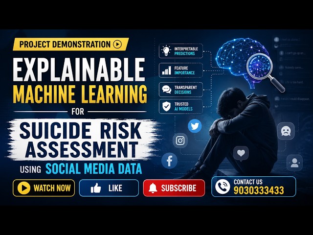 Can AI Detect Suicide Risk? Explainable Machine Learning Using Social Media Data 🚀 | CSE Project