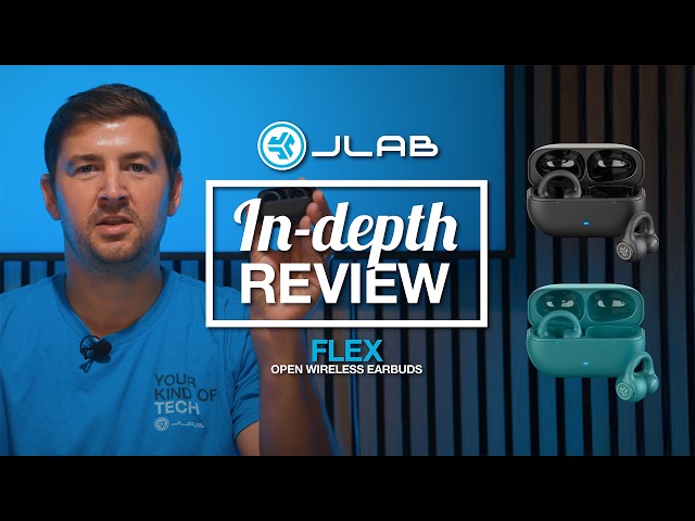 JLab Flex Open Ear: Clip-On Design & All-Day Comfort