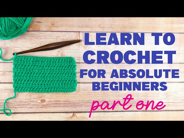 Learn To CROCHET For ABSOLUTE BEGINNERS, Part One (VERY SLOW!)