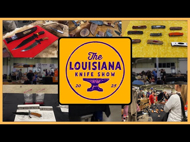Custom Knife Overload!  The Louisiana Custom Knife show