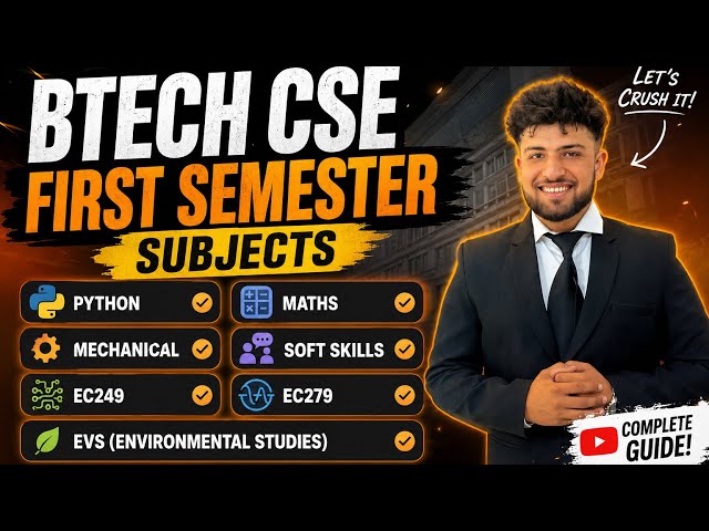 Btech CSE First Semester Subjects | LPU | 
