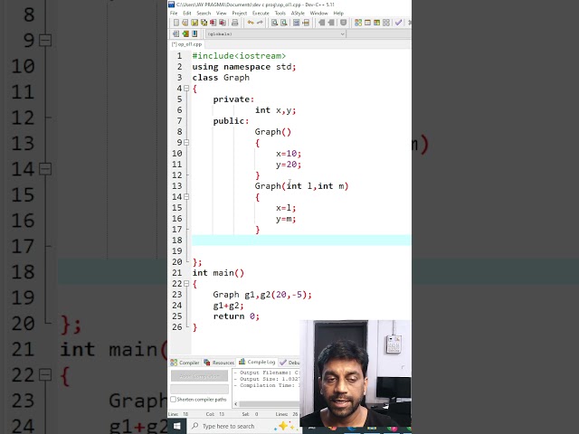 C++ Operator Overloading explained with example — how + works for user-defined objects 💻 in Hindi!