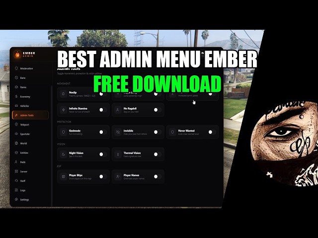🔥 BEST ADMIN MENU for FiveM | QBCore / ESX / QBX