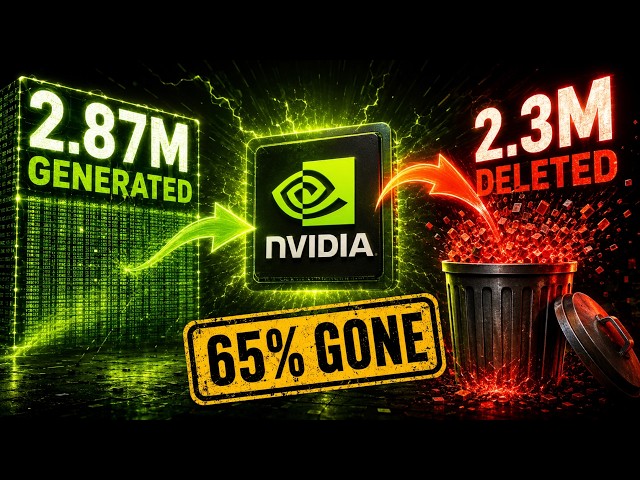 NVIDIA Generated 2.87 Million Rows Of AI Data — Then Deleted 2.3 Million