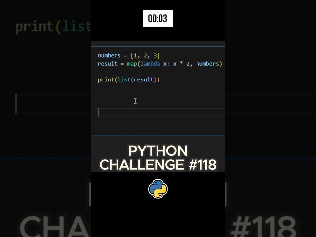 Can You Solve This Python Map Type Challenge? 🐍 #PythonChallenge