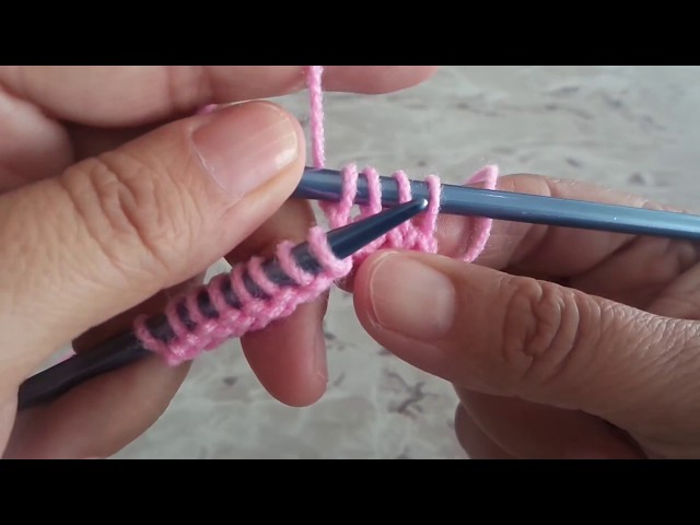 TWO-NEEDLE KNITTING FOR BEGINNERS || CREATIVE KNITTING