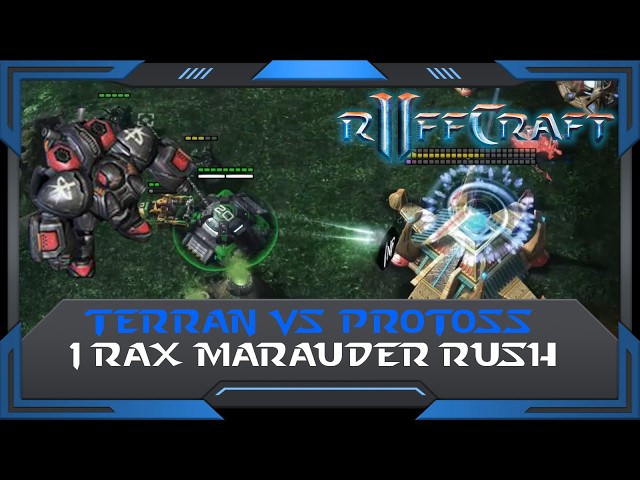 StarCraft 2 (RuFF Highlight): 1 Rax Marauder Rush