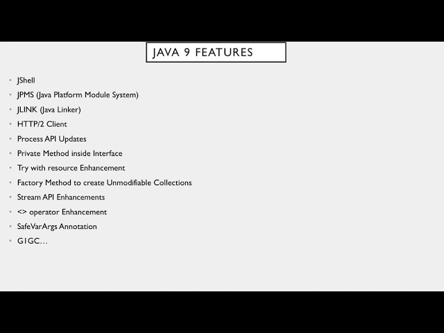 Java 9 Features JShell
