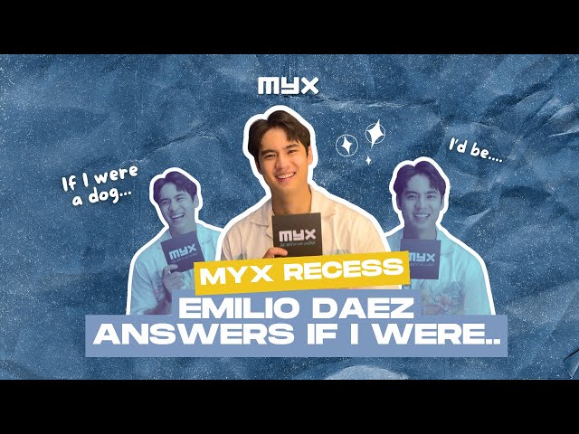 Emilio Daez se muestra realista en 'Si yo fuera…' | Recreo MYX