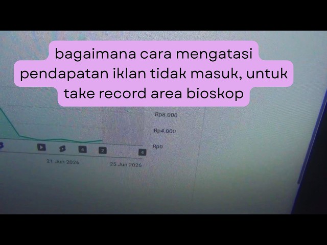 bagaimana cara mengatasi pendapatan iklan tidak masuk, untuk take record area bioskop
