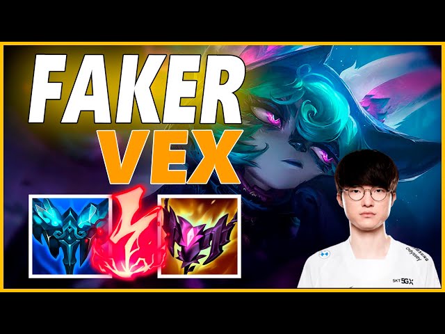 ⚡FAKER VEX MID GAMEPLAY⚡SEASON 12 LEAGUE OF LEGENDS