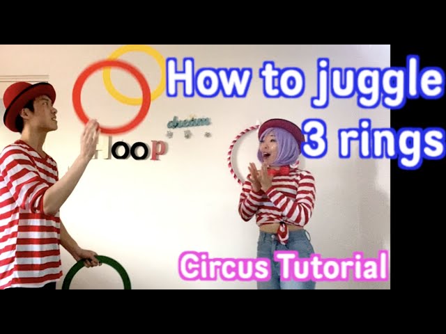 How to Juggle 3 Rings【Circus Tutorial】by Kenny Cheung Juggling