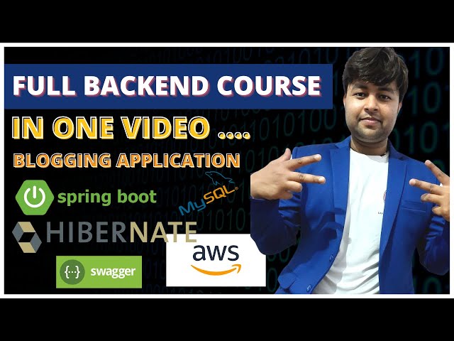 Free Backend  Course | 🔥  Full backend course using Spring Boot step by step in one video | Hindi