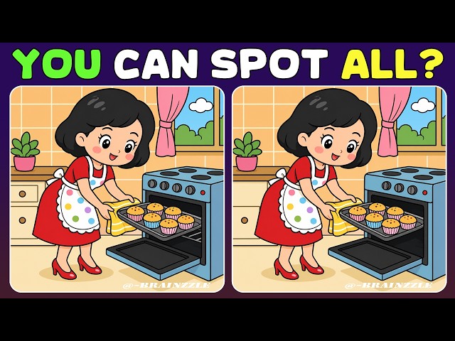 [Brain Training Spot the Difference] 99% Will Fail This EXTREME Hard puzzle