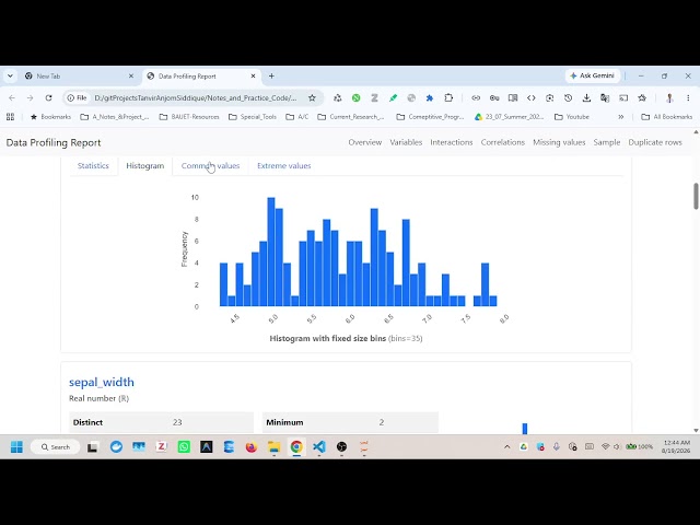 Tabular Data Analyzer with python tkinter, and fg-data-profiling