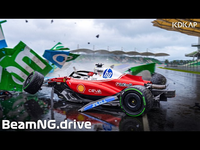 Realistic Motorsport Crashes #16 | BeamNG Drive.