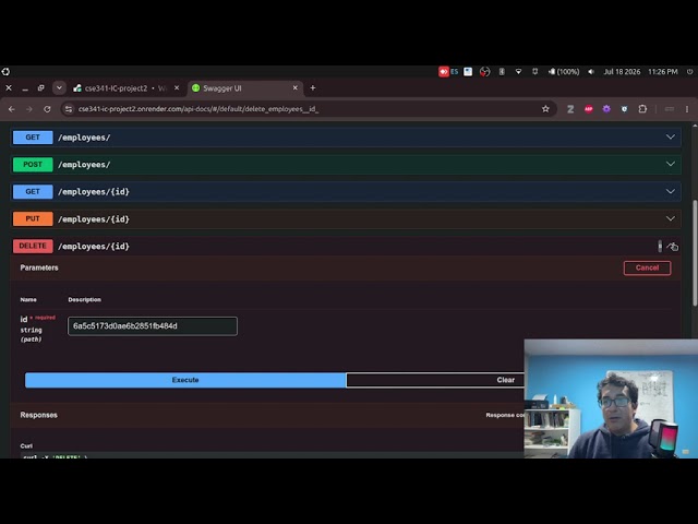 CSE341 Web Services Project 2 - Employee & Access Logs API
