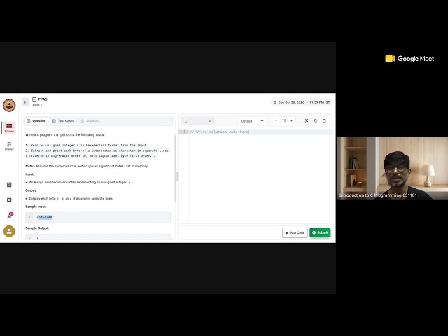 C Programming - Live Sessions PPA Weel 5 & 6