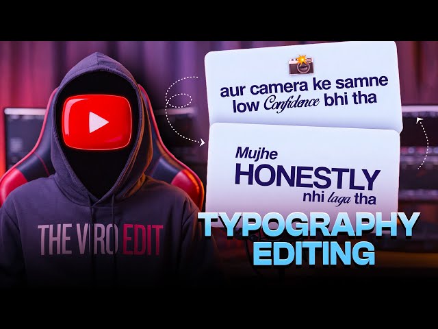 Typography & Video Editing Ka Perfect Combination | Full Tutorial #premiumpro #premiereprotutorial