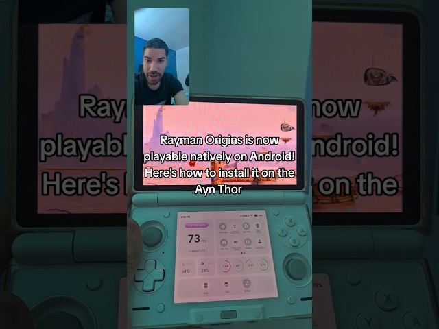 How to install Rayman Origins recomp on Android | Ayn Thor
