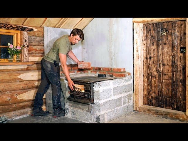 I FINALLY Built A Heating System In The Log Cabin