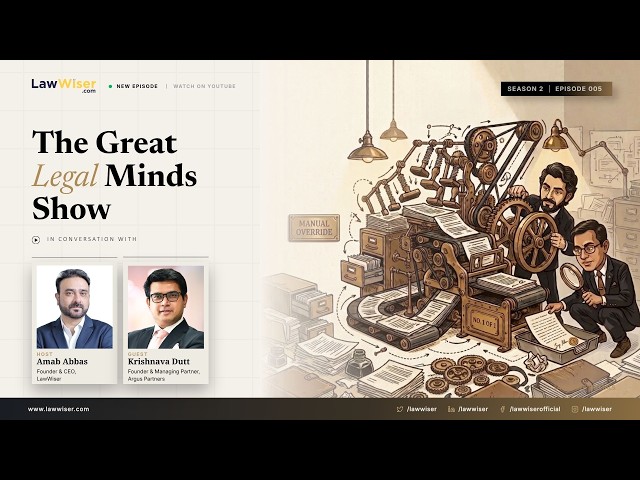 The Great Legal Minds Show | Krishnava Dutt | Argus Partner
