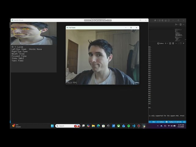 Multi-Person Real-Time Behavioral Tracking System | YOLO + MediaPipe + Face Recognition