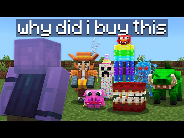I Played The WEIRDEST Mods on the Minecraft Marketplace...